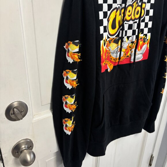 Men’s Cheetos Black Hoodie.  Size S - Picture 6 of 7